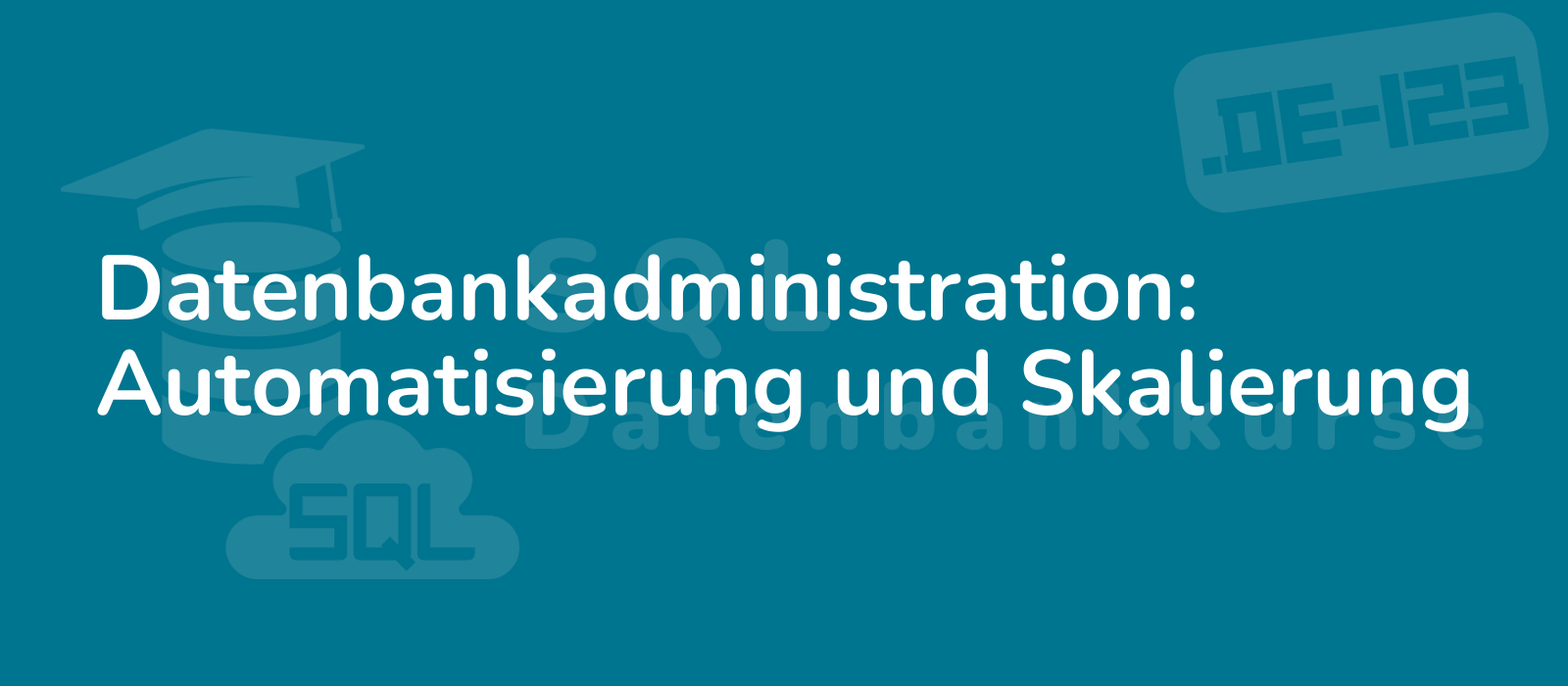 database administration automation and scaling depicted through a dynamic image of technological elements 8k resolution representing efficiency and growth