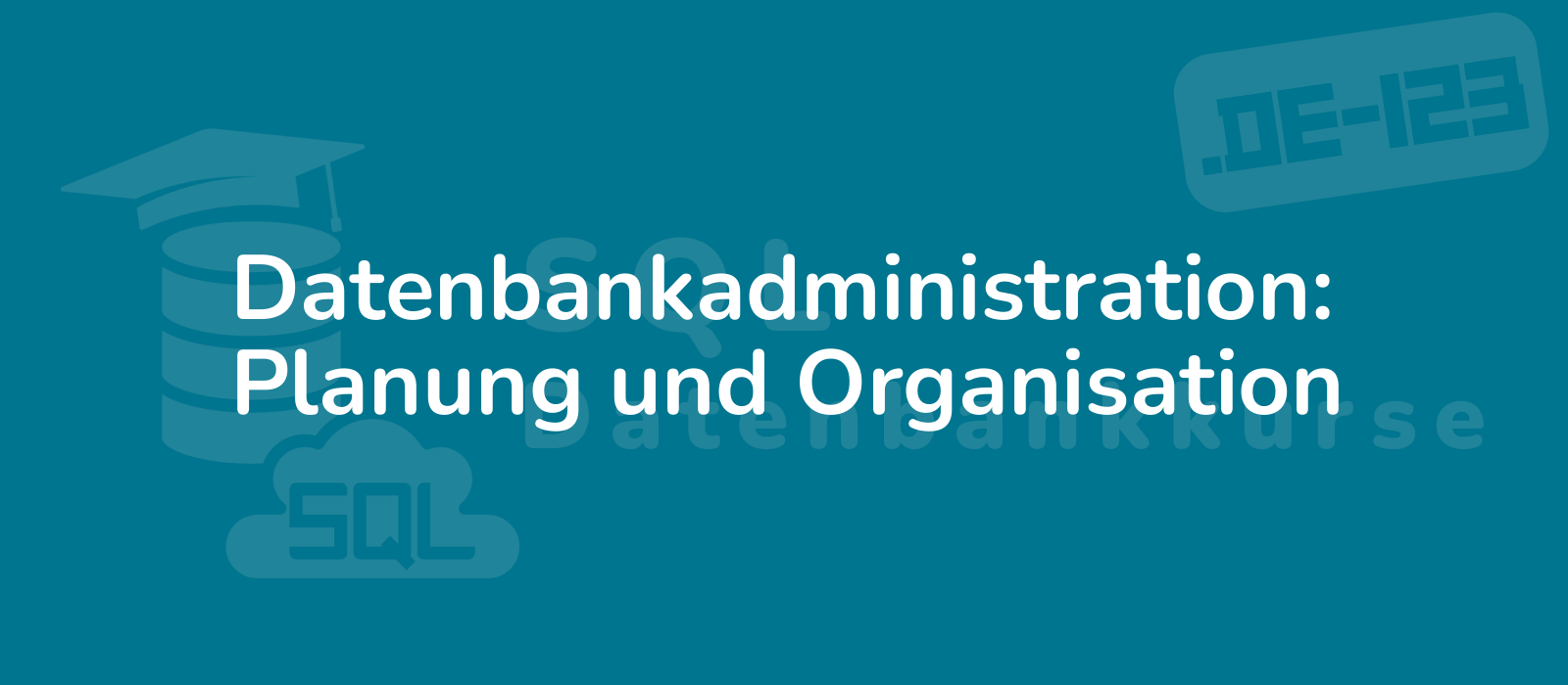 organized and efficient database administration displayed with professionalism against a clean backdrop representing planning and organization